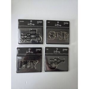 Heidi Swapp Clear Stamps Assorted Lot of 4
